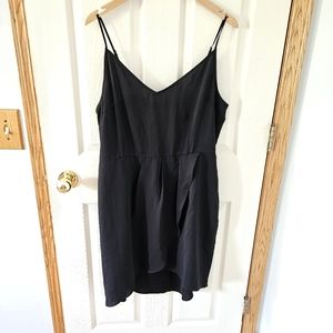 Dynamite black tulip hem dress, xl